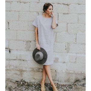 Boutique Fancy Free Striped Dress